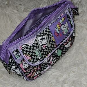 Sanrio Rare Keroppi Vintage Makeup Bag Cosmetics Money Purse Kawaii